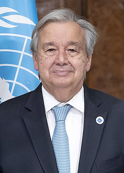 António Guterres- Secrétaire général de l'organisation des nations unies-ONU