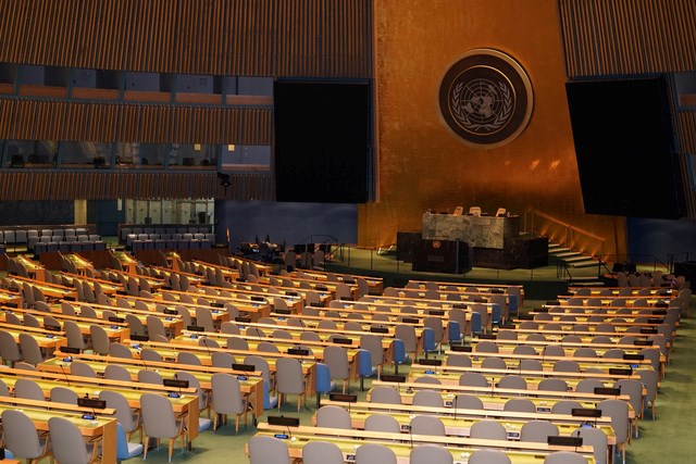 Salle de l'assemblée générale des nations unies-ONU-New-York