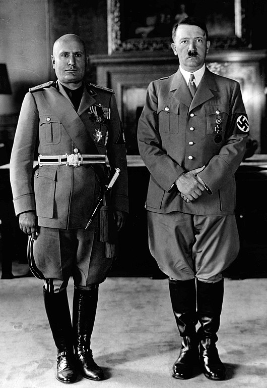 Benito Mussolini et Adolf Hitler