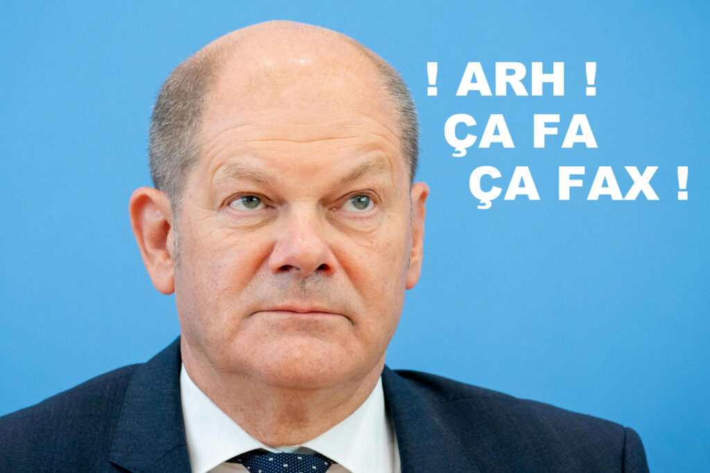 Coup dur pour le chancelier SCHOLZ