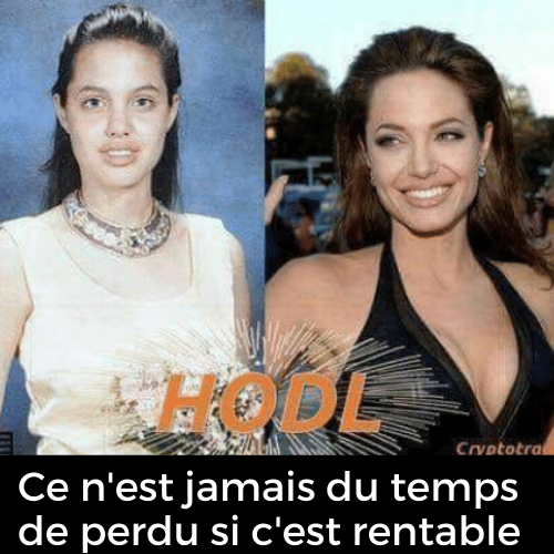 Angélina Jolie, avant après, résultat quand on hold