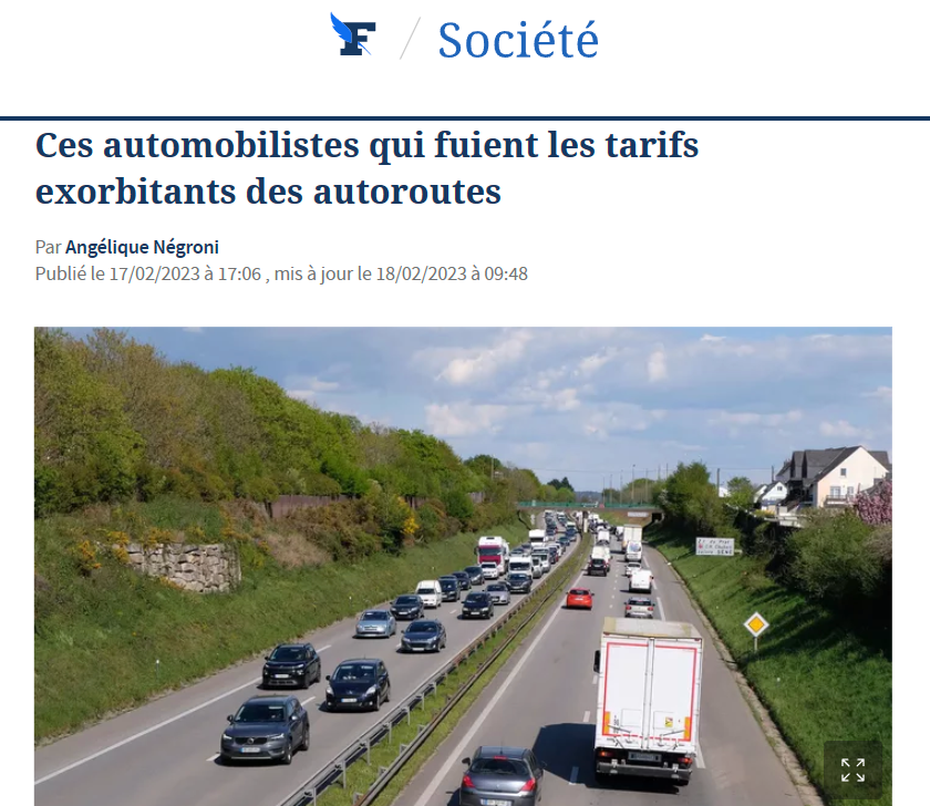 Les sociétés d’autoroute ont encore augmenté de 4,75% leur prix le 1er février dernier.