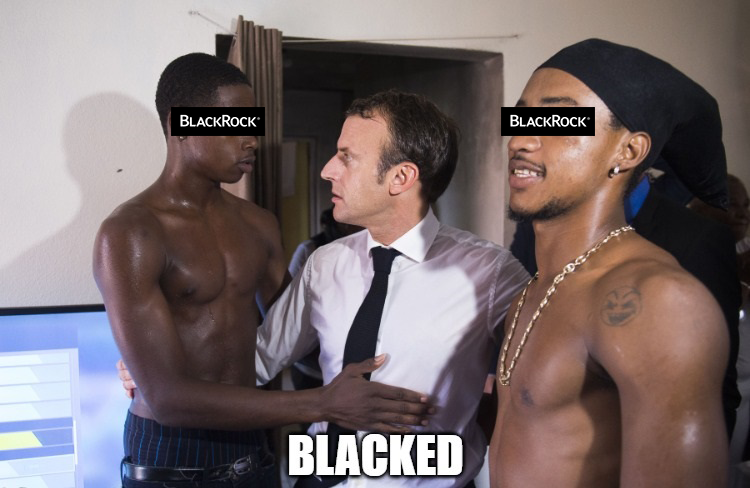 Macron et les noirs