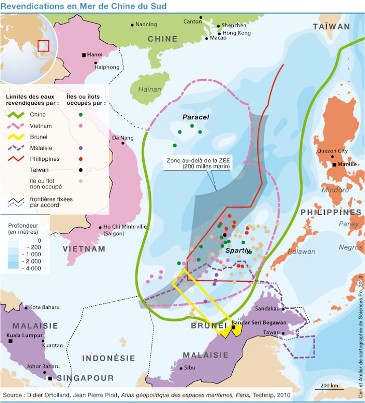 La mer de Chine Méridionale