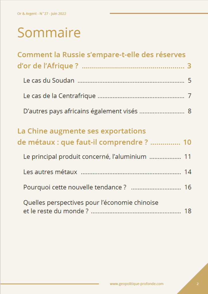 Revue Or & Argent mensuelle juin 2022