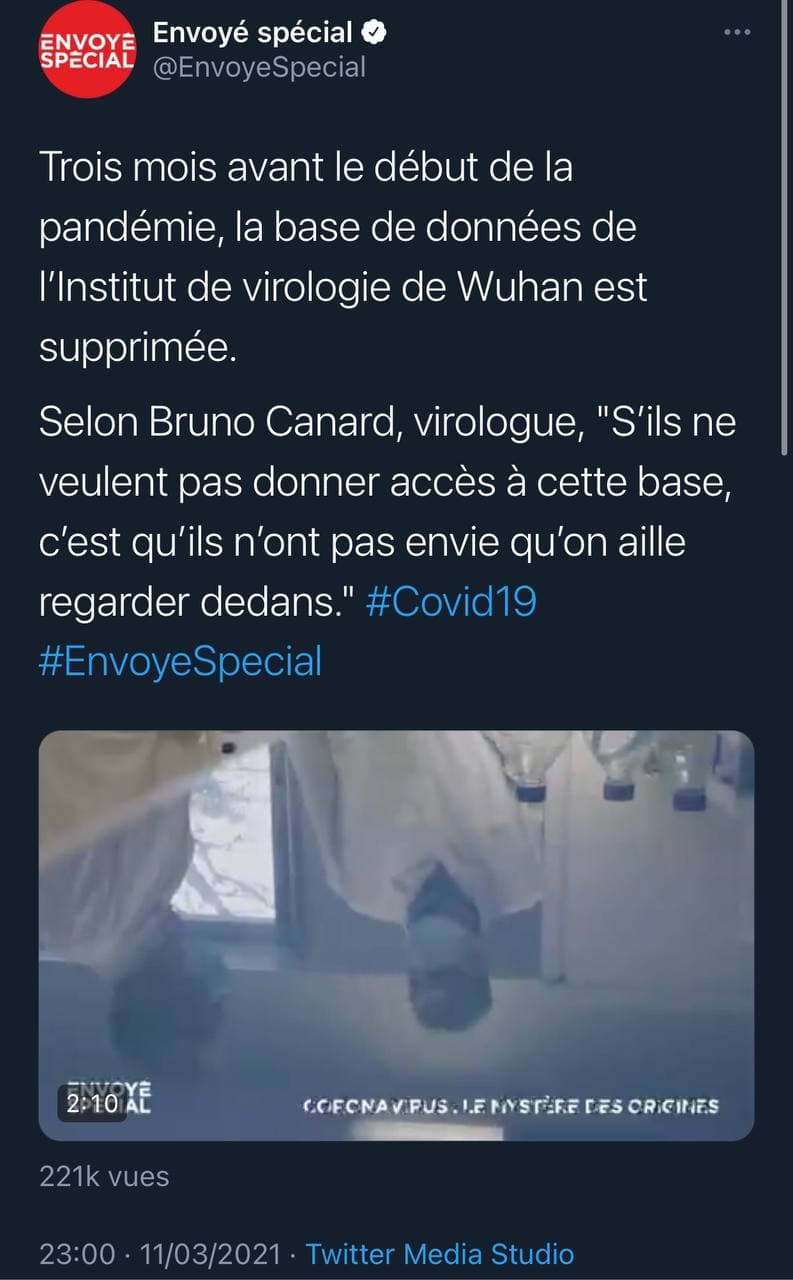 Covid-19 et le complot chinois