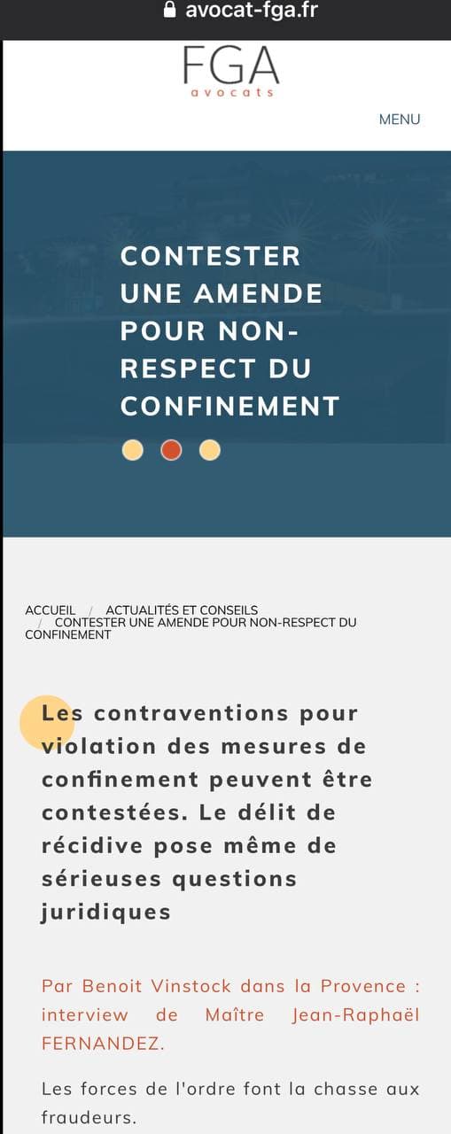 Non respect du confinement