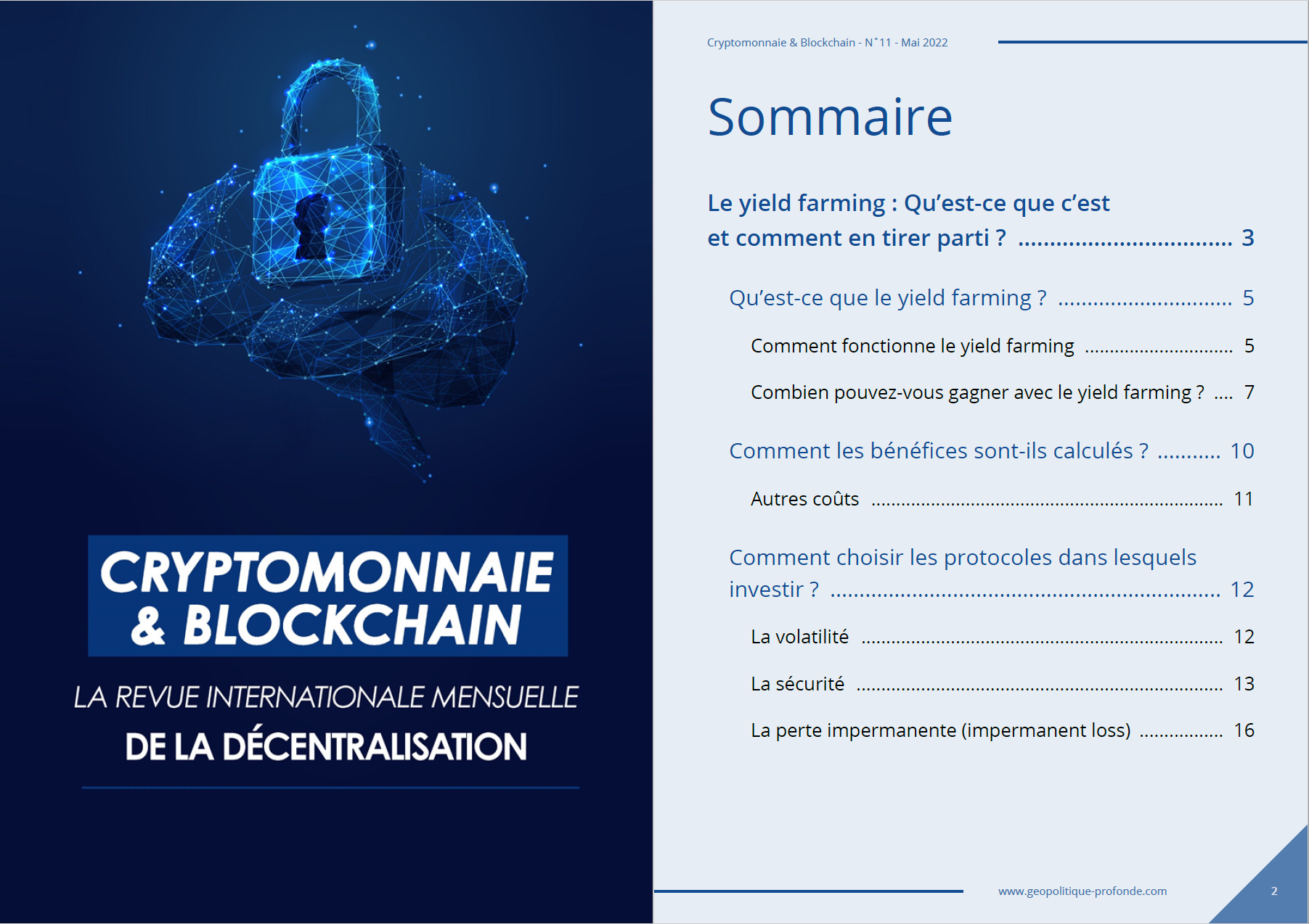 Cryptomonnaie et Blockchain revue de mai 2022