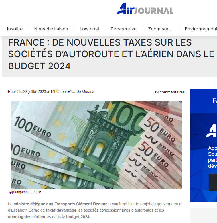 Nouvelle taxe du gouvernement Macron