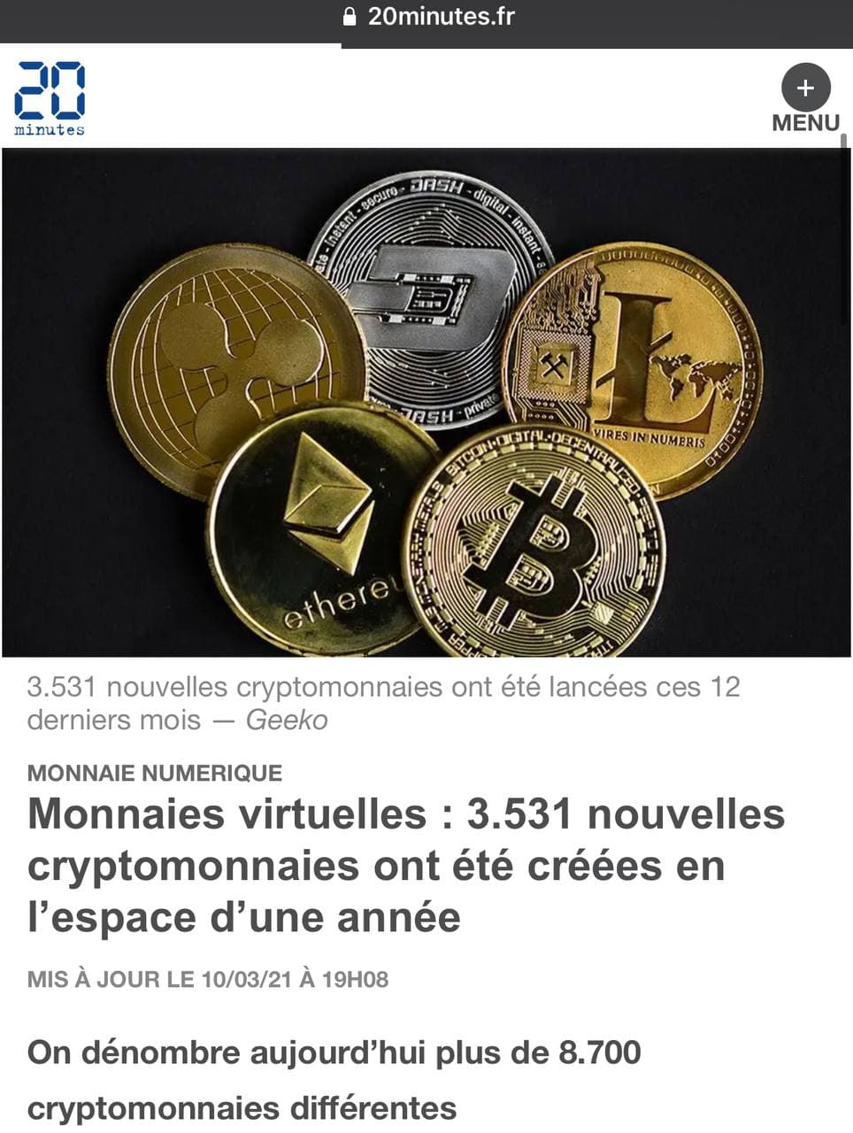 Cryptomonnaies la ruée vers l'or