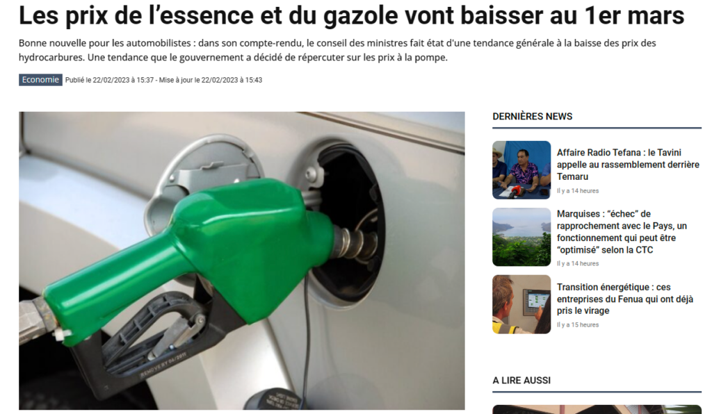 Pourquoi le prix des carburants est en baisse ? Alors que nous sommes en plein milieu d’une guerre économique contre la Russie