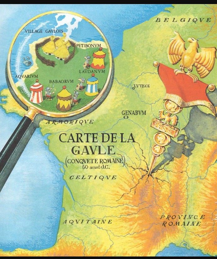 Carte de la gaule