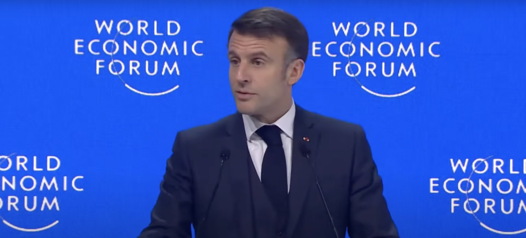 Article de Marc Gabriel Draghi sur le WEF, Davos, Macron, 2024