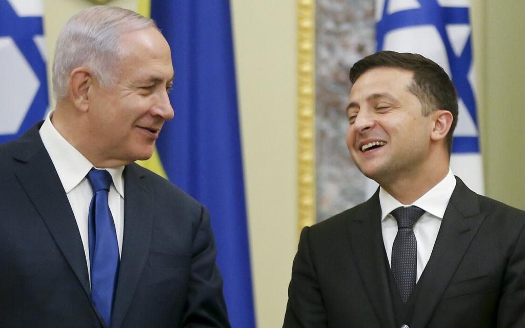 "Nous attendons de Benjamin Netanyahu qu'il exprime son soutien à l'Ukraine et qu'il vienne à Kiev."